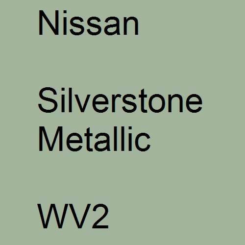 Nissan, Silverstone Metallic, WV2.